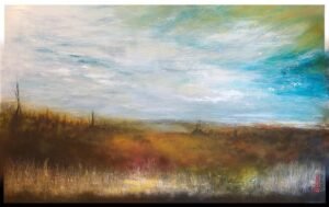 Abstract painting - landscape abstraction Haguier