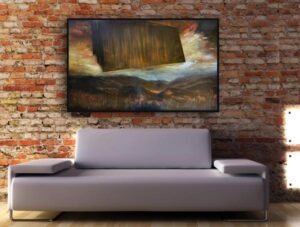 landscape abstract inner atmospheric Painting