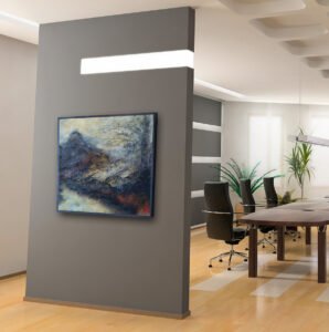 Haguier abstract atmospheric landscape Canada in office