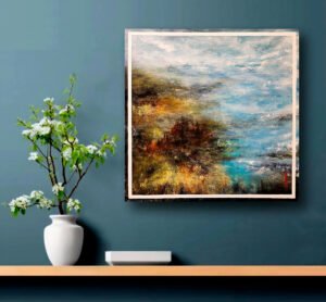 Haguier painting landscape asbtract atmospheric in Canada