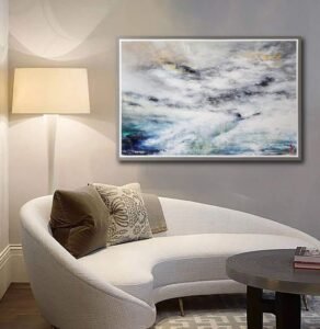 Abstract atmospheric Painting Haguier