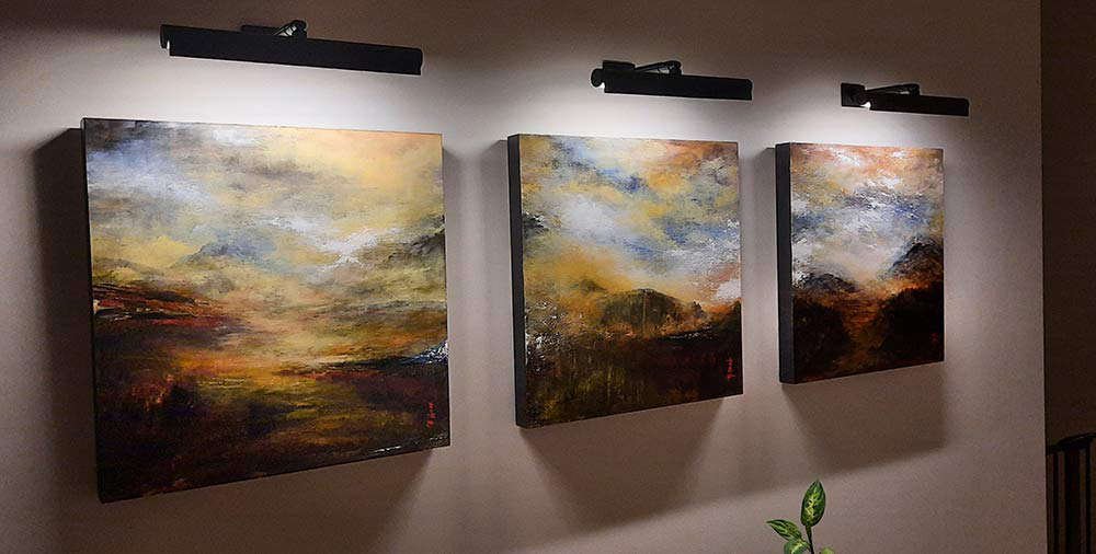 Haguier paintings romanticism landscape style