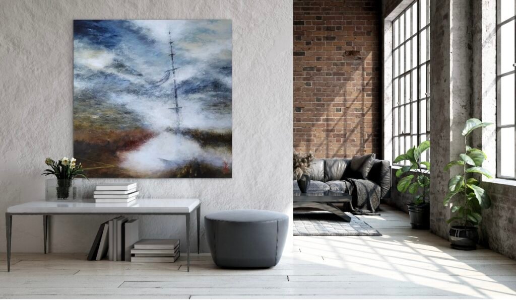 Atmospheric Abstract Landscape - Haguier